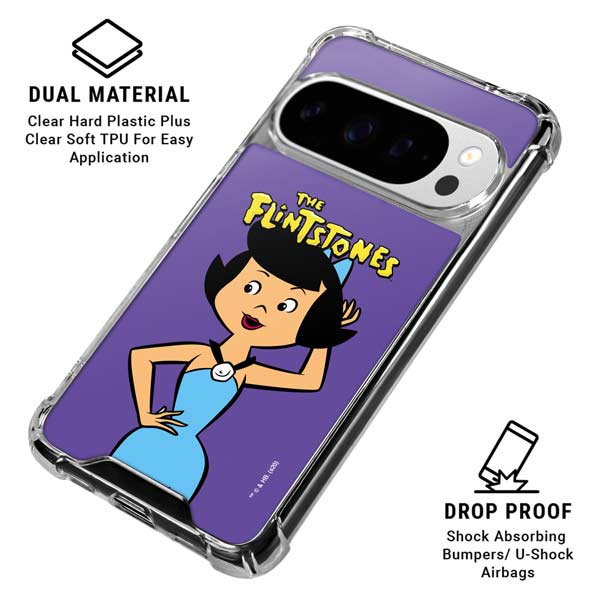 The Flinstones Betty Rubble Google Pixel 10 Pro XL Clear Case