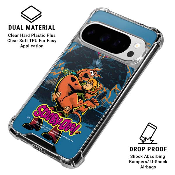 Scooby Doo Beware of Dracula Google Pixel 10 Pro XL Clear Case