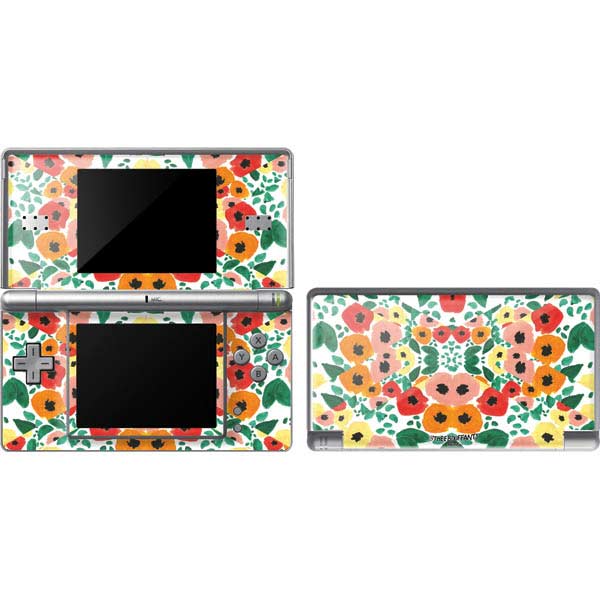 Bouffants and Broken Hearts Geometric Flowers Nintendo Skins