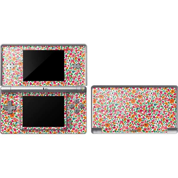 Bouffants and Broken Hearts Watercolor Floral Nintendo Skins