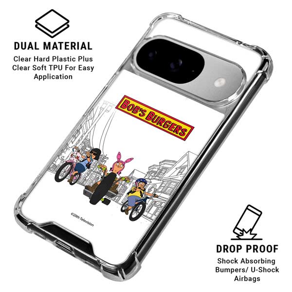 Bobs Burgers Bike Squad Google Pixel 10 Clear Case
