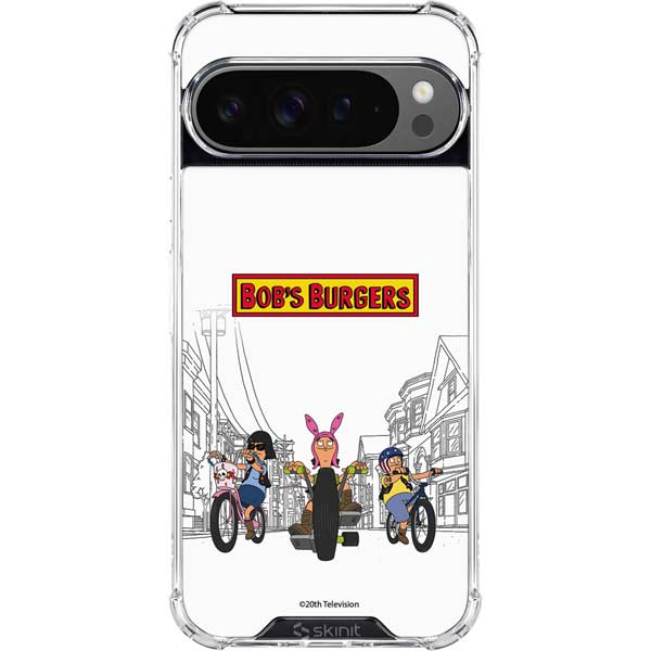 Bobs Burgers Bike Squad Google Pixel 10 Pro Clear Case
