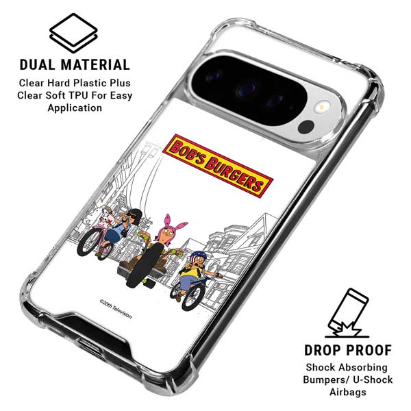 Bobs Burgers Bike Squad Google Pixel 10 Pro Clear Case