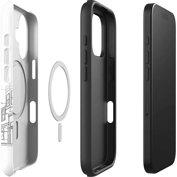 Bobs Burgers Bike Squad iPhone 16 Plus Magsafe Impact Case