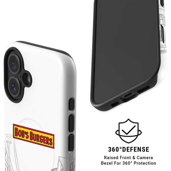 Bobs Burgers Bike Squad iPhone 16 Plus Magsafe Impact Case