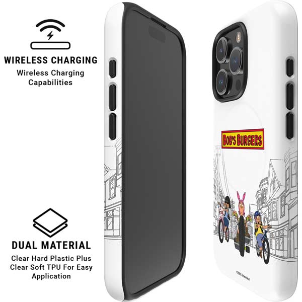 Bobs Burgers Bike Squad iPhone 16 Pro Max Magsafe Impact Case