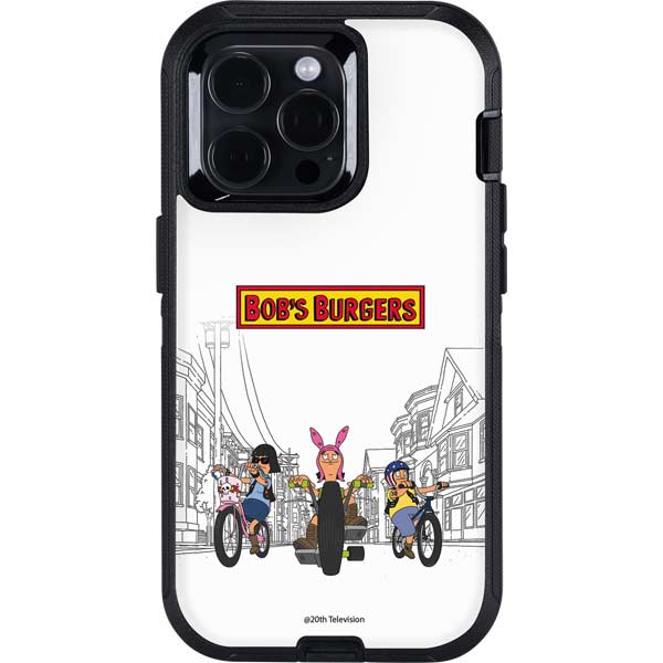 Bobs Burgers Bike Squad Otterbox Defender iPhone Skin