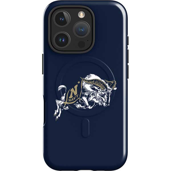 United States Naval Academy Bill The Goat iPhone 16 Pro Magsafe Impact Case