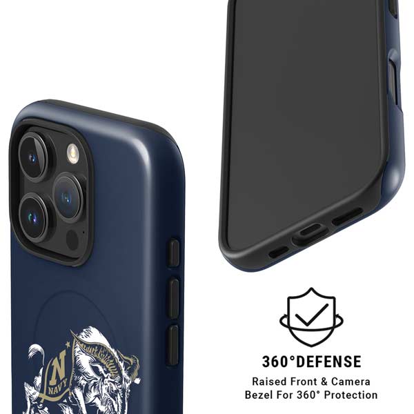 United States Naval Academy Bill The Goat iPhone 16 Pro Magsafe Impact Case