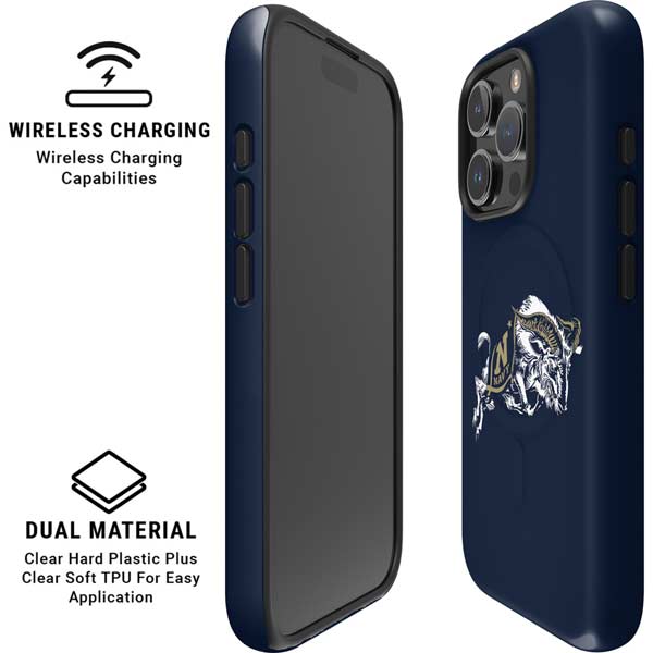 United States Naval Academy Bill The Goat iPhone 16 Pro Magsafe Impact Case