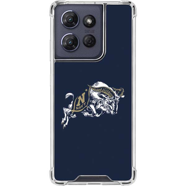 United States Naval Academy Bill The Goat Moto G 5G (2025) Clear Case