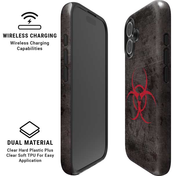 Biohazard Red iPhone 17 Magsafe Impact Case