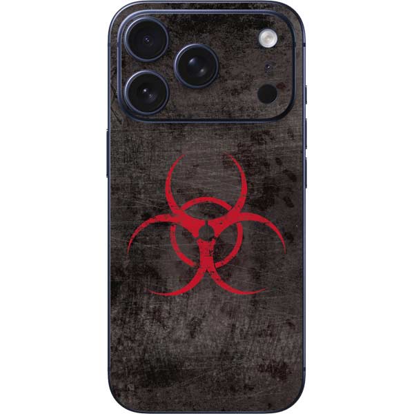 Biohazard Red iPhone 17 Pro Max Skin