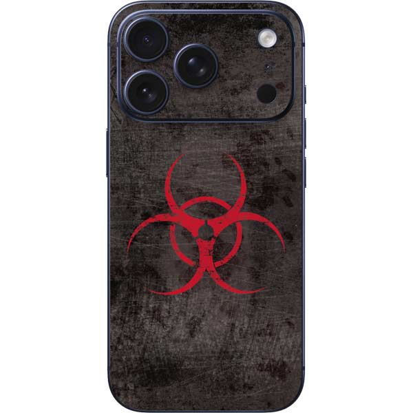 Biohazard Red iPhone 17 Pro Skin