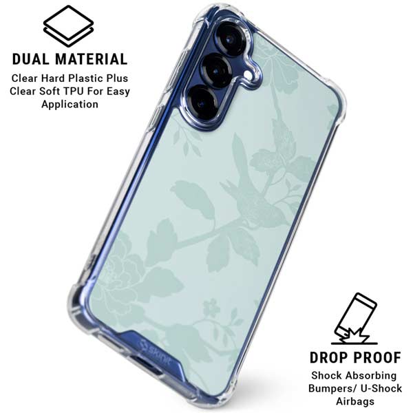 Bird Floral Galaxy S25 FE Clear Case