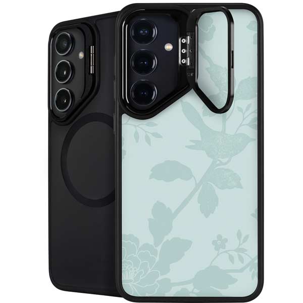 Bird Floral Galaxy S26 Kickstand Case