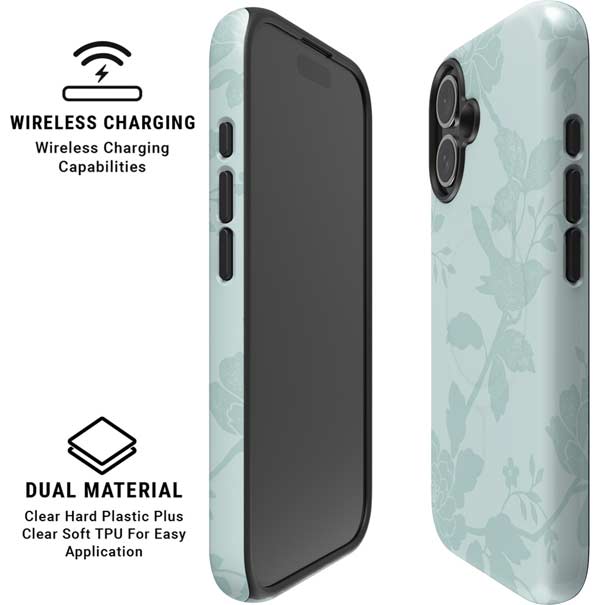 Bird Floral iPhone 16 Plus Magsafe Impact Case