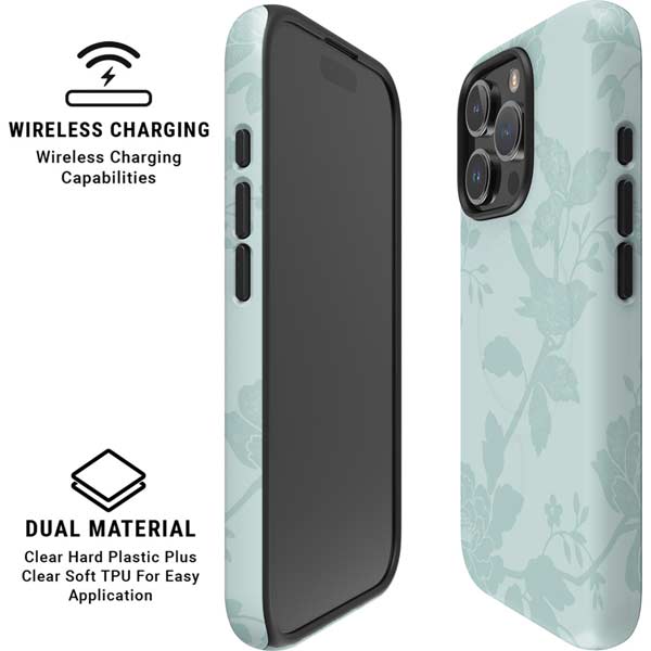 Bird Floral iPhone 16 Pro Max Magsafe Impact Case