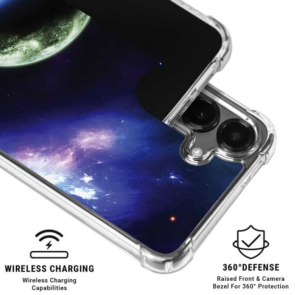 Bird-Shaped Nebula Galaxy S26 Clear Case