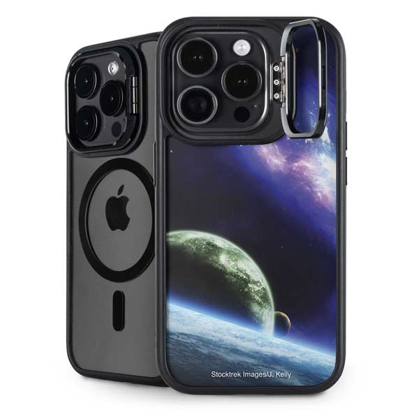 Bird-Shaped Nebula iPhone 14 Pro Max Kickstand Case