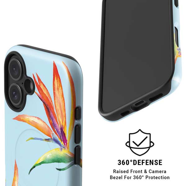 Birds of Paradise Summer iPhone 16 Plus Magsafe Impact Case