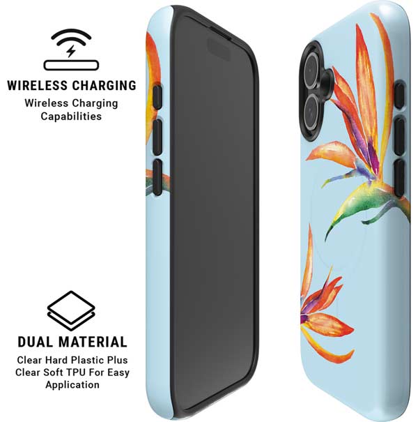 Birds of Paradise Summer iPhone 16 Plus Magsafe Impact Case
