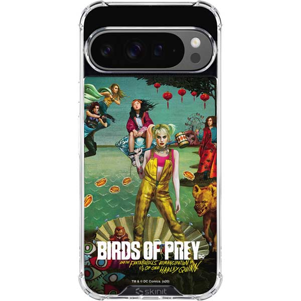 DC Comics Harley Quinn Birds of Prey Variant Movie Poster Google Pixel 10 Pro Clear Case