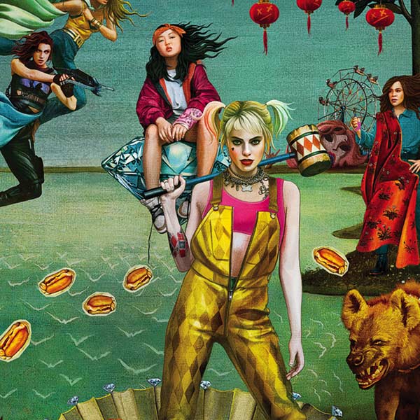 DC Comics Harley Quinn Birds of Prey Variant Movie Poster iPhone XS Pro Case