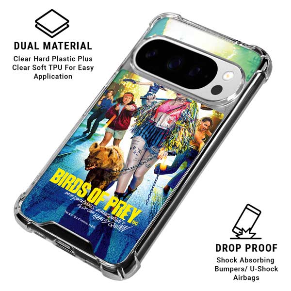 DC Comics Birds of Prey Google Pixel 10 Pro Clear Case