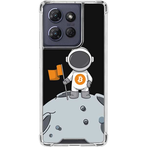 Bitcoin Astronaut Moto G 5G (2025) Clear Case