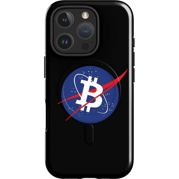 Bitcoin Logo iPhone 16 Pro Magsafe Impact Case