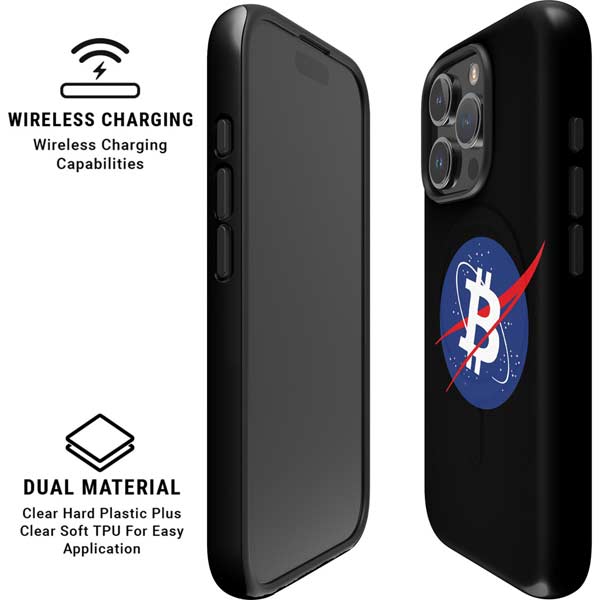 Bitcoin Logo iPhone 16 Pro Magsafe Impact Case