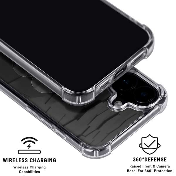Bitcoin Textured Logo iPhone 17 Clear Case