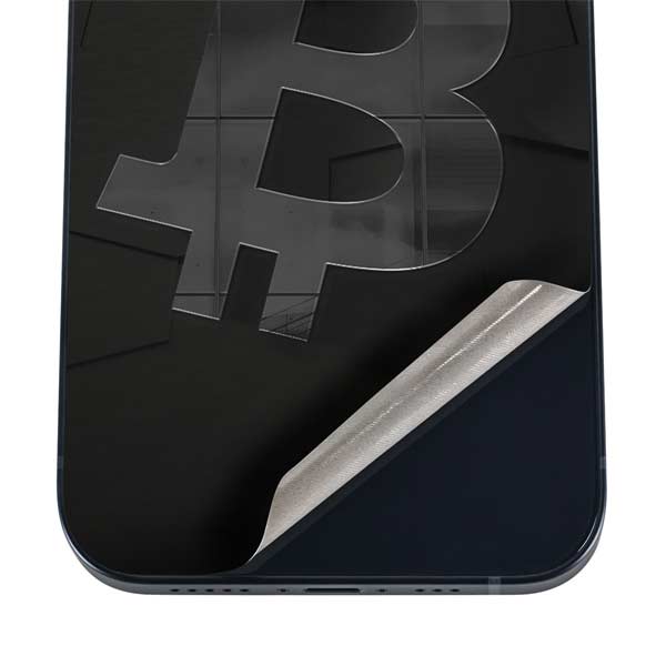 Bitcoin Textured Logo iPhone 17 Pro Skin
