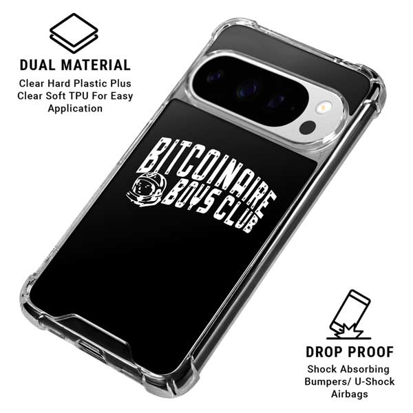 Bitcoinaire Boys Club Google Pixel 10 Pro XL Clear Case