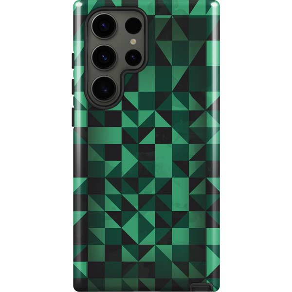 Black & Green Galaxy S23 Ultra Pro Case