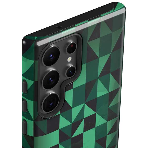 Black & Green Galaxy S23 Ultra Pro Case