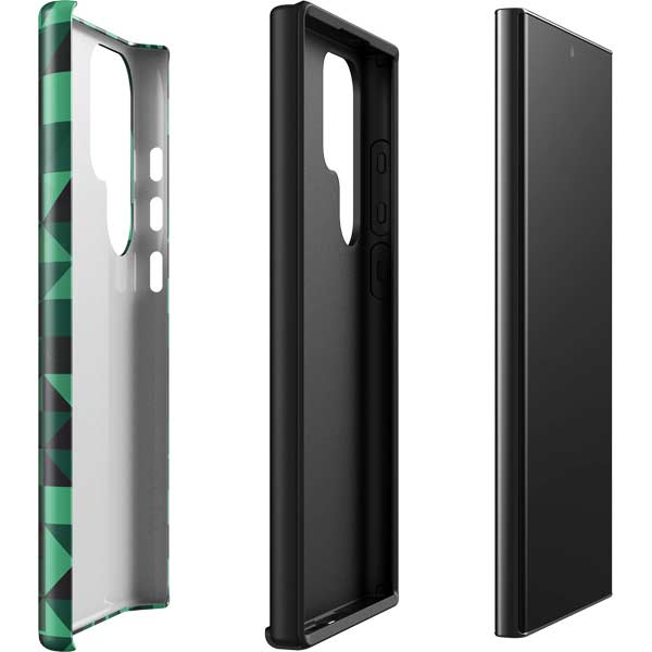 Black & Green Galaxy S23 Ultra Pro Case