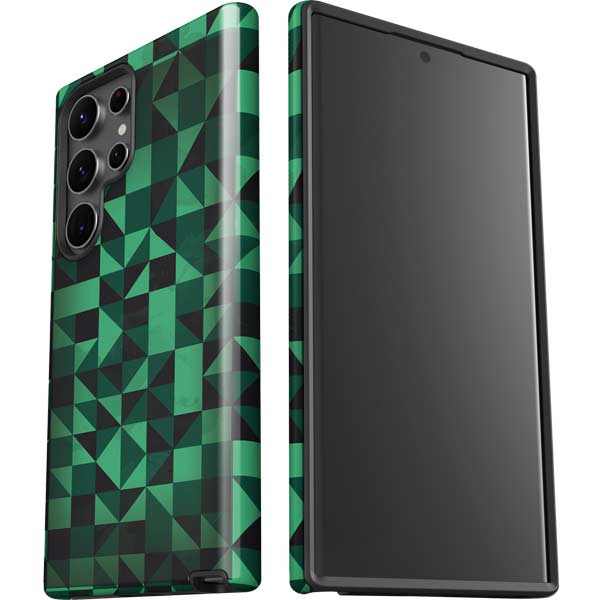 Black & Green Galaxy S23 Ultra Pro Case
