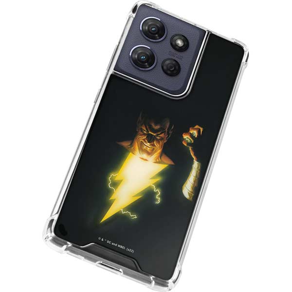 DC Comics Justice Society of America #23 Cover Painting Black Adam Original Art by Alex Ross Moto G Power 5G (2025) Clear Case