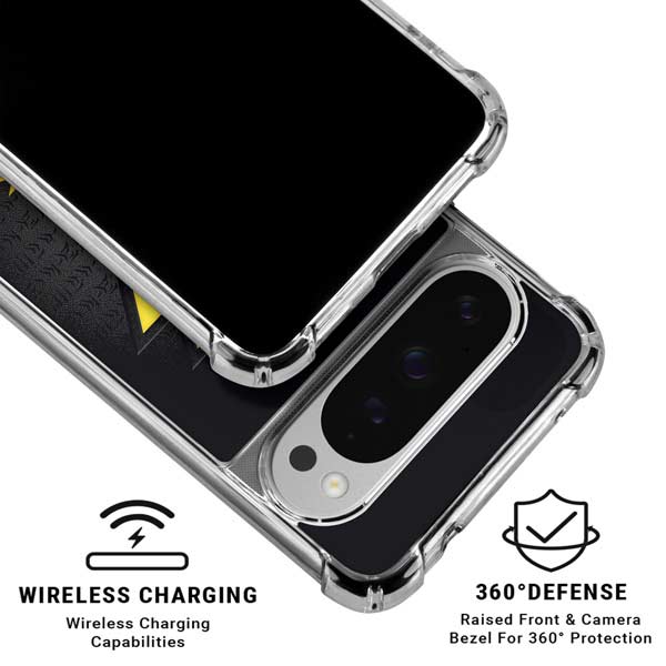 DC Comics Black Adam Movie Art Character and logo Google Pixel 10 Pro XL Clear Case