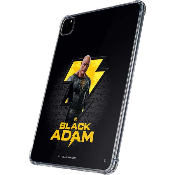 DC Comics Black Adam Movie Art Character and logo iPad Pro 11in (2024) Clear Case