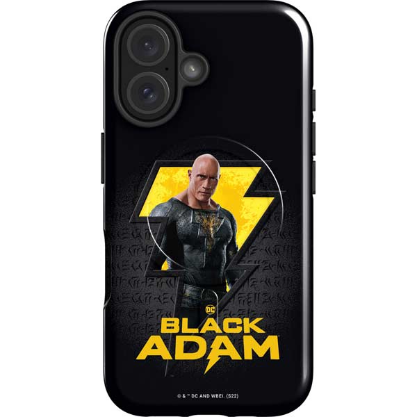 DC Comics Black Adam Movie Art Character and logo iPhone 16 Magsafe Impact Case
