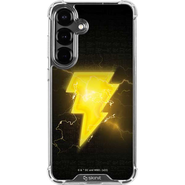 DC Comics Black Adam Lightning Bolt Galaxy S26 Clear Case