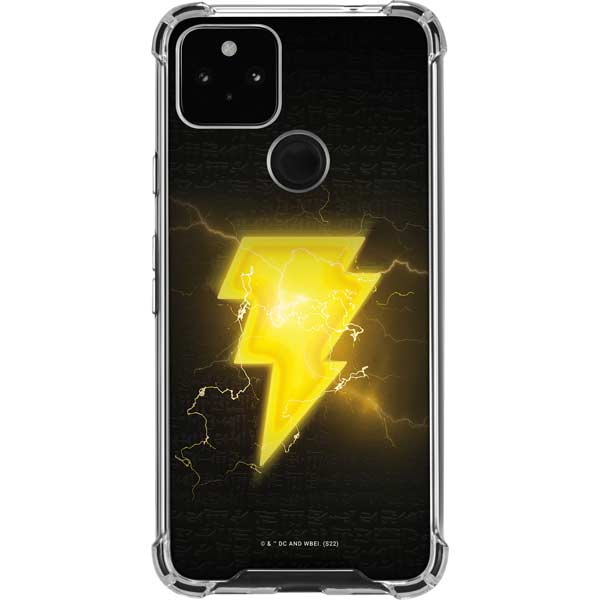 DC Comics Black Adam Lightning Bolt Pixel Cases