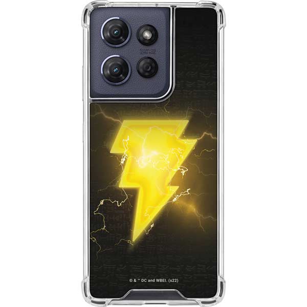 DC Comics Black Adam Lightning Bolt Moto G Play 5G (2025) Clear Case
