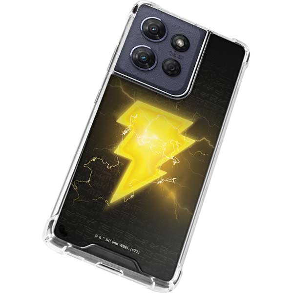 DC Comics Black Adam Lightning Bolt Moto G Play 5G (2025) Clear Case