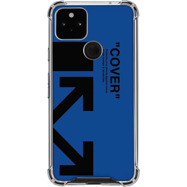 Black and Blue Arrows Pixel Cases