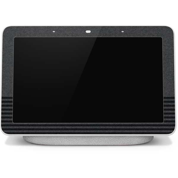 Black and Grey Stripes Google Home Hub Skin