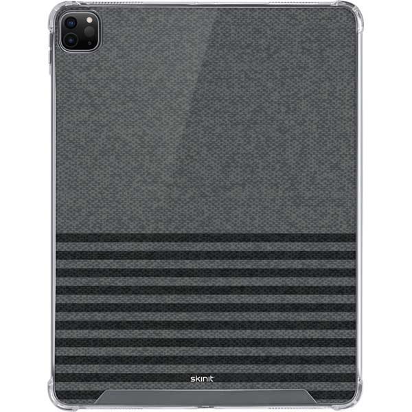 Black and Grey Stripes iPad Cases